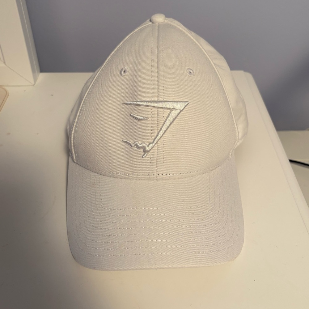 Gymshark White Logo Cap